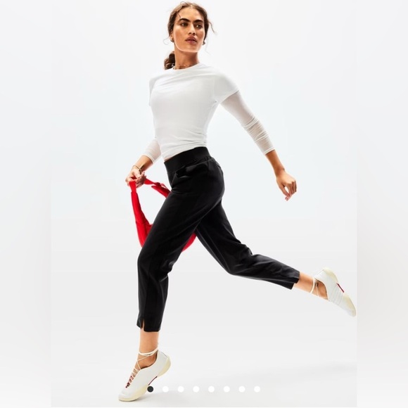 Athleta Black Brooklyn Mid Rise Ankle Pant size 10 - Picture 5 of 16